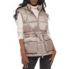 imageLevis Womens Quilted Megan Hooded Puffer JacketLight Grey Vest