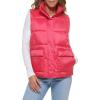 imageLevis Womens Sporty Box Quilted Puffer VestLightweight Berry