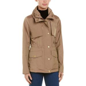 imageCole Haan Womens Short Packable Rain JacketChampagne