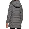 imageDKNY Womens Everyday Outerwear Packable Stretchy JacketSmoke