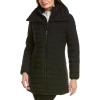 imageDKNY Womens Long Quilted Puffer JacketBlack