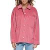 imageLevis Womens Bull Twill Cotton Shirt Shacket Standard ampamp Plus SizesRose Bud Pink