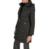 imageCalvin Klein Womens Long Chevron BibFront Lightweight JacketBlack