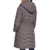 imageCalvin Klein Womens Long Chevron BibFront Lightweight JacketLong Bib Forged Iron