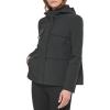 imageCalvin Klein Womens Rain Anorak Cotton Jacket with Snap and Zip Closure Standard and Plus SizePatch Pocket Black