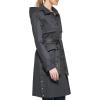 imageKARL LAGERFELD Paris Womens Belted Trench CoatButton Up Slate