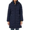 imageCalvin Klein Womens Long Chevron BibFront Lightweight JacketDark Navy
