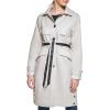 imageKARL LAGERFELD Paris Womens Belted Trench CoatButton Up Sand