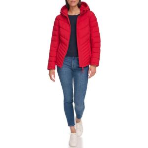imageTommy Hilfiger Womens Every Day Essential Lightweight PufferCrimson