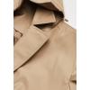 imageCalvin Klein Womens Single Breasted Belted Rain Jacket with Removable Hood