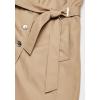 imageCalvin Klein Womens Single Breasted Belted Rain Jacket with Removable Hood