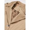 imageCalvin Klein Womens Single Breasted Belted Rain Jacket with Removable Hood