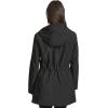 imageTommy Hilfiger Womens Hooded Transitional Adjustable Waist Softshell Rain CoatBlack