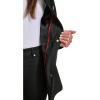 imageTommy Hilfiger Womens Hooded Transitional Adjustable Waist Softshell Rain CoatBlack