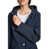 imageTommy Hilfiger Womens Hooded Transitional Adjustable Waist Softshell Rain CoatNavy