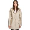 imageTommy Hilfiger Womens Hooded Transitional Adjustable Waist Softshell Rain CoatChino