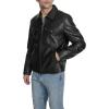 imageLevis Mens Faux Leather Modern Trucker JacketBlack