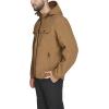 imageLevis Mens Hooded Waterproof Arctic Cloth Rain JacketBrown