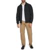 imageLevis Mens Lightweight Softshell Varsity Rib Knit Bomber JacketBlack