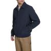 imageLevis Mens Lightweight Softshell Varsity Rib Knit Bomber JacketMidnight