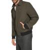 imageLevis Mens Lightweight Softshell Varsity Rib Knit Bomber JacketOlive