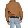 imageLevis Mens Lightweight Softshell Varsity Rib Knit Bomber JacketWorker Brown