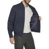 imageLevis Mens Rib Knit Bomber with Chest Zip PocketNavy