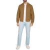 imageLevis Mens Rib Knit Bomber with Chest Zip PocketWorker Brown