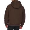 imageLevis Mens Workwear Cotton Canvas Hoody Bomber Jacket Regular ampamp Big ampamp Tall SizesChocolate Brown Quilted