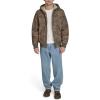 imageLevis Mens Workwear Cotton Canvas Hoody Bomber Jacket Regular ampamp Big ampamp Tall SizesFaded Camo Sherpa