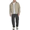 imageLevis Mens Workwear Cotton Canvas Hoody Bomber Jacket Regular ampamp Big ampamp Tall SizesStone Lightweight