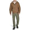 imageLevis Mens Workwear Cotton Canvas Hoody Bomber Jacket Regular ampamp Big ampamp Tall SizesWorker Brown