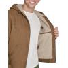 imageLevis Mens Workwear Cotton Canvas Hoody Bomber Jacket Regular ampamp Big ampamp Tall SizesWorker Brown
