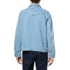 imageLevis Mens Zip Front Denim JacketLight Wash Denim Classic