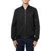 imageLevis Mens Rib Knit Bomber with Chest Zip PocketBlack