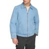 imageLevis Mens Zip Front Denim JacketLight Wash Denim Classic