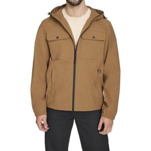 imageLevis Mens Hooded Waterproof Arctic Cloth Rain JacketBrown
