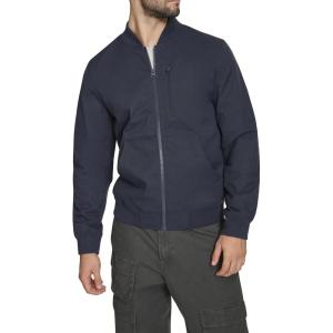imageLevis Mens Rib Knit Bomber with Chest Zip PocketNavy