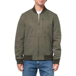 imageLevis Mens Rib Knit Bomber with Chest Zip PocketThyme