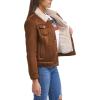 imageLevis Womens Classic Sherpa Lined Trucker JacketCognac Faux Shearling