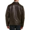 imageCole Haan Signature Mens FauxLeather JacketDark Brown