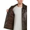 imageCole Haan Signature Mens FauxLeather JacketDark Brown