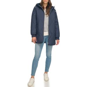 imageTommy Hilfiger Womens Zipup Quilted CoatNavy