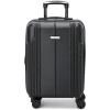 imageMarc New York Horizon 21quot Upright Luggage Black Carry OnBlack