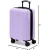 imageMarc New York Horizon 21quot Upright Luggage Black Carry OnLupin