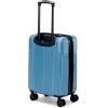 imageMarc New York Horizon 21quot Upright Luggage Black Carry OnStone Blue