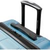 imageMarc New York Horizon 21quot Upright Luggage Black Carry OnStone Blue