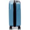 imageMarc New York Horizon 21quot Upright Luggage Black Carry OnStone Blue