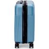 imageMarc New York Horizon 21quot Upright Luggage Black Carry OnStone Blue