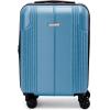 imageMarc New York Horizon 21quot Upright Luggage Black Carry OnStone Blue